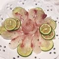 毎日飲み過ぎ母さん's cooksnap of when they made 鯛とすだちのカルパッチョ柚子胡椒風味.