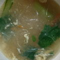 ＊あやの＊＊＊＊＊'s cooksnap of when they made 小松菜と春雨の中華スープ.