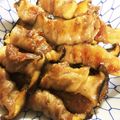 まめしゃン's cooksnap of when they made 甘辛醤油ダレのエリンギ豚肉巻き.