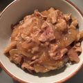 ソワカ's cooksnap of when they made ガッツリ食べたい！ネギ抜きすた丼風.