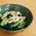シナモシナモ's cooksnap of when they made 豚肉と小松菜のオイスター炒め☆.