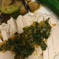 momowocook's cooksnap of when they made 簡単レシピ☆茹で鶏肉のネギソース☆.