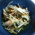 和芥子's cooksnap of when they made もずくとえのきの酢の物.