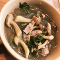 maarrii's cooksnap of when they made 白菜とベーコンのくずきりスープ.