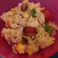 kokoro728's cooksnap of when they made ⌘我が家の和風チャーハン⌘.