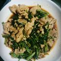 クッキングホチョ's cooksnap of when they made 簡単♪豚肉と空芯菜のピリ辛炒め.