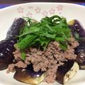 kozueham's cooksnap of when they made ナスのひき肉ポン酢.