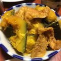 ゆぼ☆'s cooksnap of when they made 白だしにお任せ、かぼちゃと油揚げの煮物.