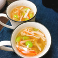mihomine's cooksnap of when they made かにかまとオクラの冷たいあんかけ茶碗蒸し.