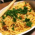 まゆchan's cooksnap of when they made うにのパスタ　ペペロンチーノ　.