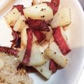 ラコクック's cooksnap of when they made 長いもとベーコンの炒め物.