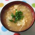 moruchama's cooksnap of when they made じゃが芋、人参、玉ねぎのかき玉味噌汁.