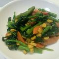 めぐみよいち's cooksnap of when they made 空芯菜とコーンの炒めもの.