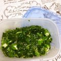 ぽぽきゅ's cooksnap of when they made モロヘイヤとオクラのネバネバ和え.