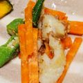 とにーにょ's cooksnap of when they made ニンジンとオクラのゴマ和え.