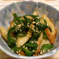 sakuni's cooksnap of when they made ピーマンとちくわのピリ辛ゴマ炒め♪.
