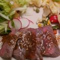 ぴくしーの台所's cooksnap of when they made 牛肉のたたき～大人のわさびタレ～.
