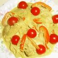 白いぐれーぷ's cooksnap of when they made ❁マヨレモン香る～チキンインドカレー❁.