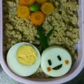 ちゃーん♪'s cooksnap of when they made キャラ弁☆スマイルゆで卵.