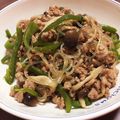 たあくき's cooksnap of when they made 簡単！！ピーマン春雨ミンチの炒めもの★.