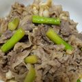 若葉にゃん's cooksnap of when they made 牛肉とアスパラのスタミナ☆オイスター炒め.