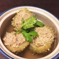 MARIsugar's cooksnap of when they made ゴーヤの肉詰め☆マラヤッドサイ。.