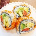 ゆっくん1129's cooksnap of when they made おもてなし♡わかりやすい裏巻ロール寿司.