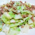 食べる時々ごろ寝's cooksnap of when they made キャベツとひき肉のオイスターソース炒め.