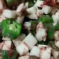 HAL♪'s cooksnap of when they made オクラと長芋の梅かつお節和え.