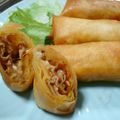 もりはん's cooksnap of when they made 豚キムチーズな春巻き☆.