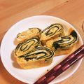 クック2NYRZA☆'s cooksnap of when they made 食べるラー油 アレンジ 卵焼き.