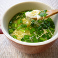runa10's cooksnap of when they made ふわふわニラかき玉汁✿和風だしを使って♫.