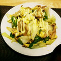 まなてぃ。's cooksnap of when they made 豚肉とキャベツのマヨ炒め.