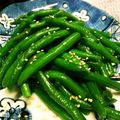 クックAR1QB1☆'s cooksnap of when they made 簡単♪美味しい♡インゲンのごま油炒め.