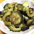 チロチロル's cooksnap of when they made 簡単!ゴーヤなすオクラのおかか和え.