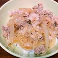☆satom☆'s cooksnap of when they made 鍋に入れて煮るだけ☆牛丼屋さんの豚丼.