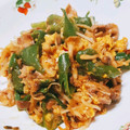 hanemakoo's cooksnap of when they made 簡単！ピーマンともやしの豚肉みそ炒め.