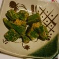 eiyoushi's cooksnap of when they made オクラで一品♪きな粉ごま和え.