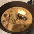 yuko16's cooksnap of when they made ごま味噌肉汁つけうどん.
