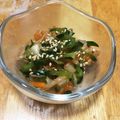 mikutasu's cooksnap of when they made もやしとキュウリのキムチ和え.