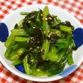 tokotann's cooksnap of when they made 中華風♡簡単♪小松菜の海苔和え♫.
