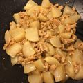 クックUVUMQX☆'s cooksnap of when they made シリコンスチーマーでカブの挽き肉あんかけ.