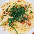 hanemakoo's cooksnap of when they made 簡単混ぜるだけ☆なめたけ＆ツナのパスタ♫.