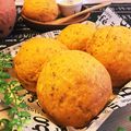 ＊ひよりんご＊'s cooksnap of when they made トマトジュースで♡トマトバジルパン.