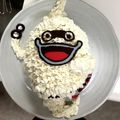 きこまと9312's cooksnap of when they made 妖怪ウォッチ☆ウィスパーのキャラケーキ.