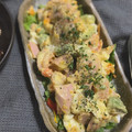なっちゃんちの食卓's cooksnap of when they made えびとゆで卵の簡単サラダ.