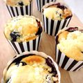 bluepug's cooksnap of when they made ブルーベリーとクリームチーズのマフィン.