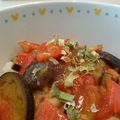イエローバード's cooksnap of when they made 【簡単】トマトとナスのヘルシーあんかけ丼.