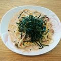 ﾍﾞﾋﾞよしﾏﾏ's cooksnap of when they made 塩辛で簡単！！リピ決定パスタ.