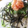 柳さき's cooksnap of when they made 明太子のみぞれ素麺～カッペリーニ風～.